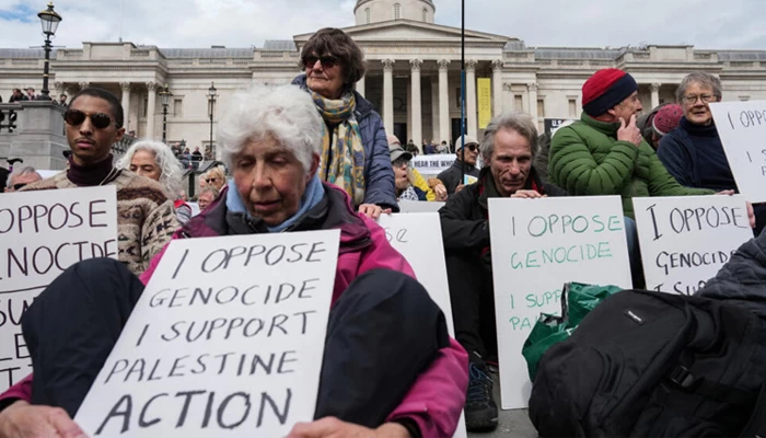 লন্ডনে ফিলিস্তিনপন্থী সমাবেশে ২০০-এর বেশি গ্রেপ্তার