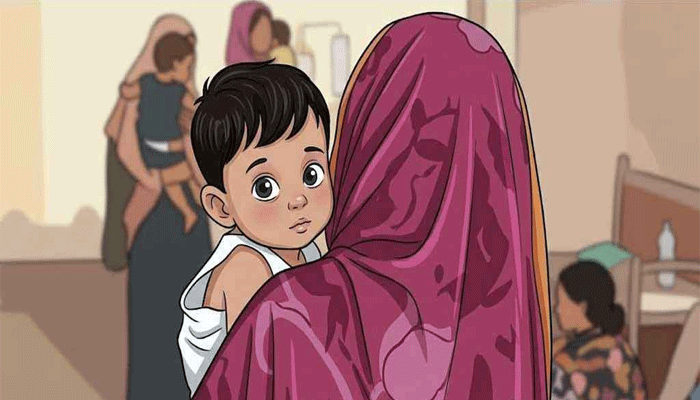 হামের উপসর্গ নিয়ে দেশে আরও ৫ শিশুর মৃত্যু