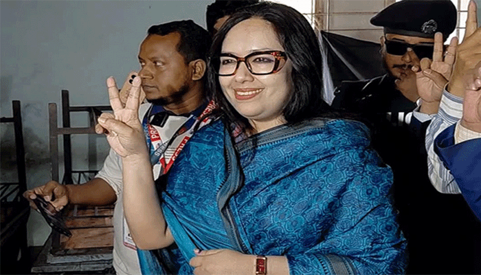 রুমিন ফারহানা বেসরকারিভাবে বিজয়ী